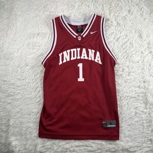Indiana State University Hoosiers Nike Jersey Youth Large Red NCAA Basketball #1